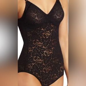 New With Tags- Maidenform Lace Bodysuit 36DD